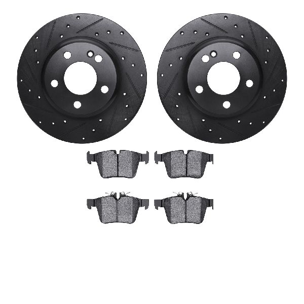 2017-2021 Mercedes-Benz C300 Disc Brake Kit - Rear (Dynamic Friction)