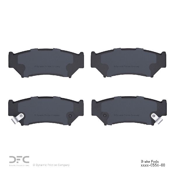 1998-2004 Chevrolet Tracker Disc Brake Pad Set - Front (Dynamic Friction)