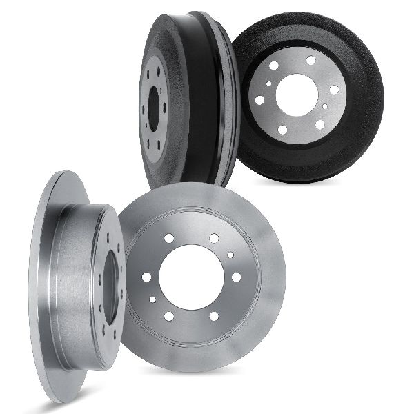 1980-1981 Nissan 720 Disc Brake Rotor Set - Front and Rear (Dynamic Friction)