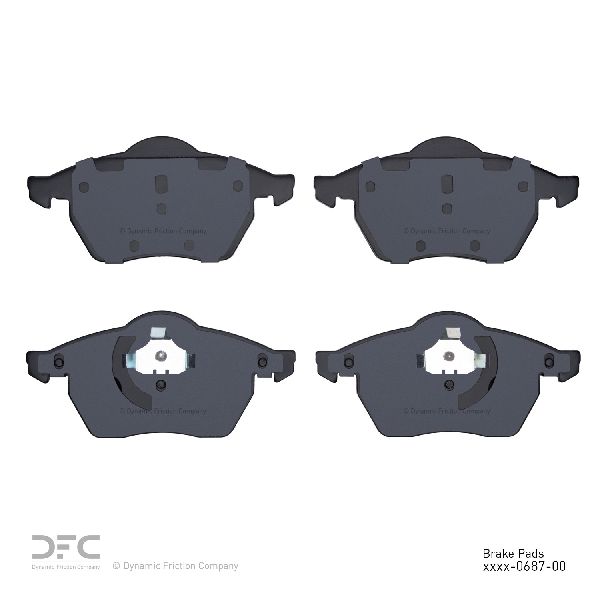 1996-1999 Volkswagen Jetta Disc Brake Pad Set - Front (Dynamic Friction)