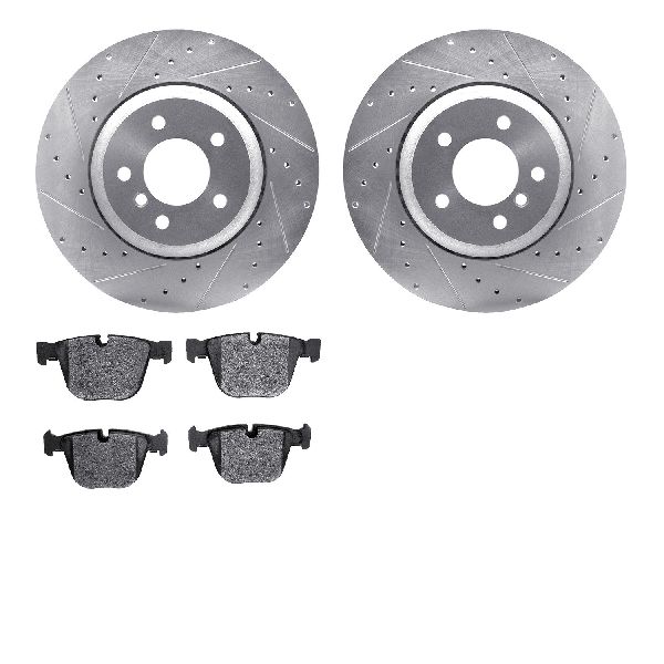 2004-2005 BMW 645Ci Disc Brake Kit - Rear (Dynamic Friction)