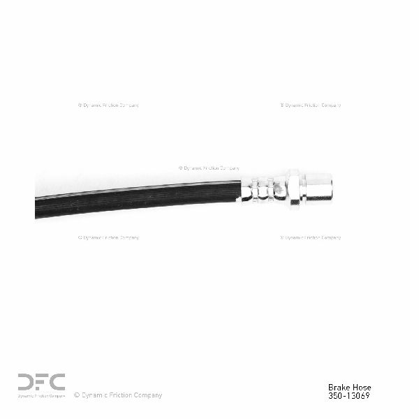 2007-2009 Subaru Legacy Brake Hydraulic Hose - Rear Right Lower (Dynamic Friction)