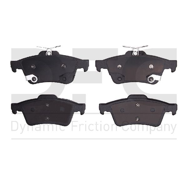 2016-2018 Ford Focus Disc Brake Pad Set - Rear (Dynamic Friction)
