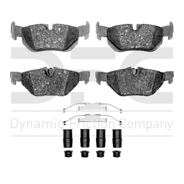 2007-2013 BMW 328i Disc Brake Pad Set - Rear (Dynamic Friction)