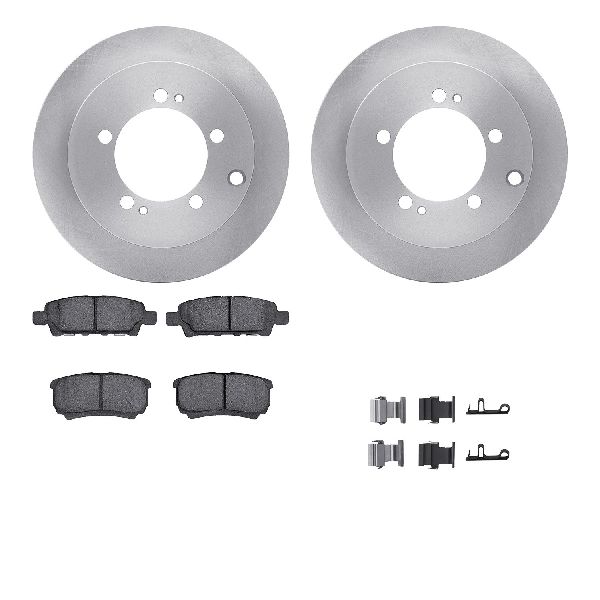2004-2006 Mitsubishi Lancer Disc Brake Kit - Rear (Dynamic Friction)