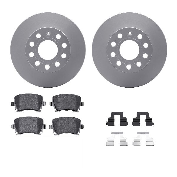 2008-2010 Audi A3 Disc Brake Kit - Rear (Dynamic Friction)