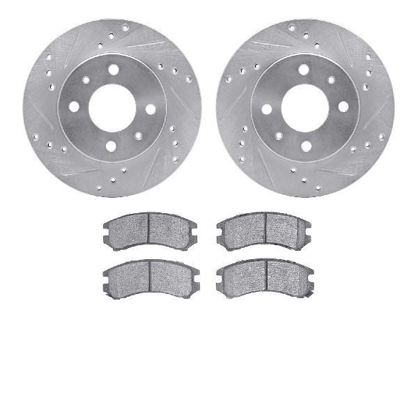 1986-1990 Nissan Sentra Disc Brake Kit - Front (Dynamic Friction)