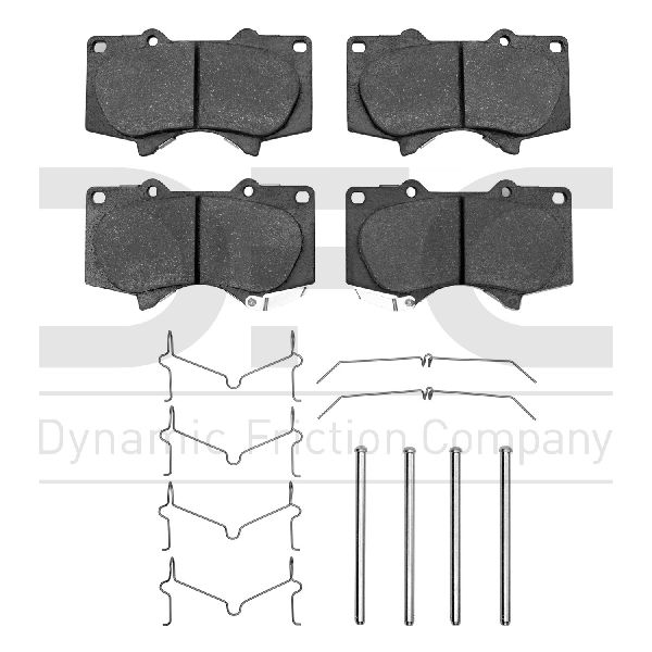 2010-2023 Lexus GX460 Disc Brake Pad Set - Front (Dynamic Friction)