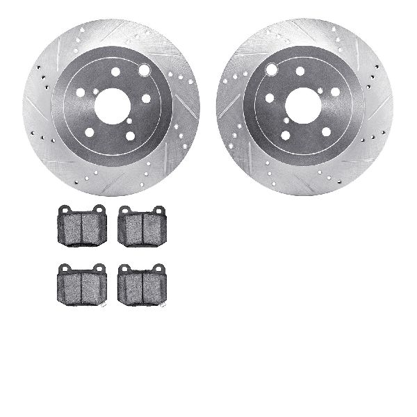2008-2014 Subaru Impreza Disc Brake Kit - Rear (Dynamic Friction)