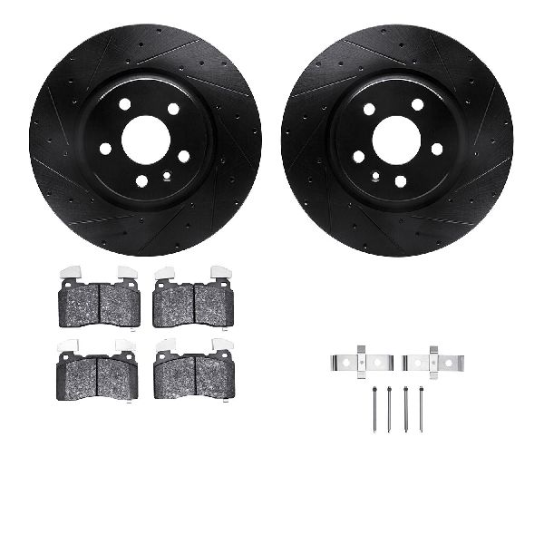 2012-2013 Tesla S Disc Brake Kit - Front (Dynamic Friction)