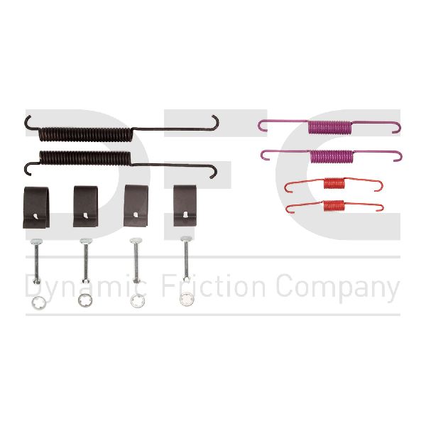 2006-2008 Suzuki Grand Vitara Drum Brake Hardware Kit - Rear (Dynamic Friction)