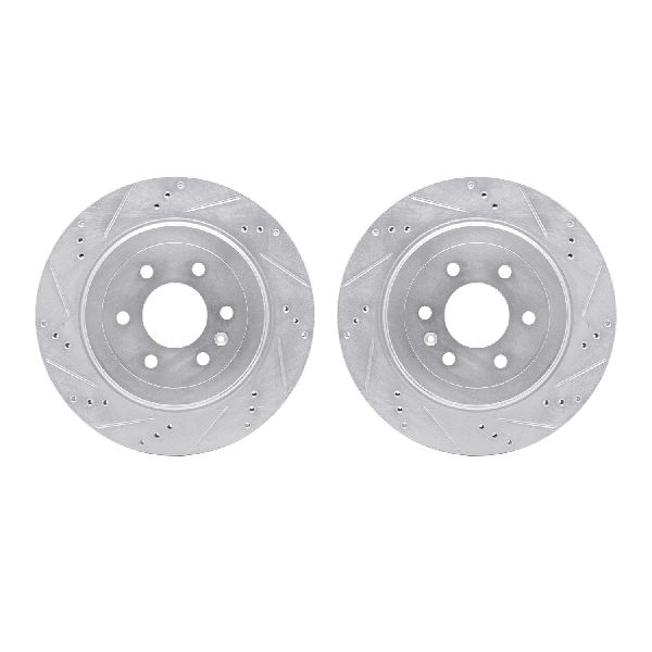 2004-2009 Cadillac SRX Disc Brake Rotor Set - Rear (Dynamic Friction)