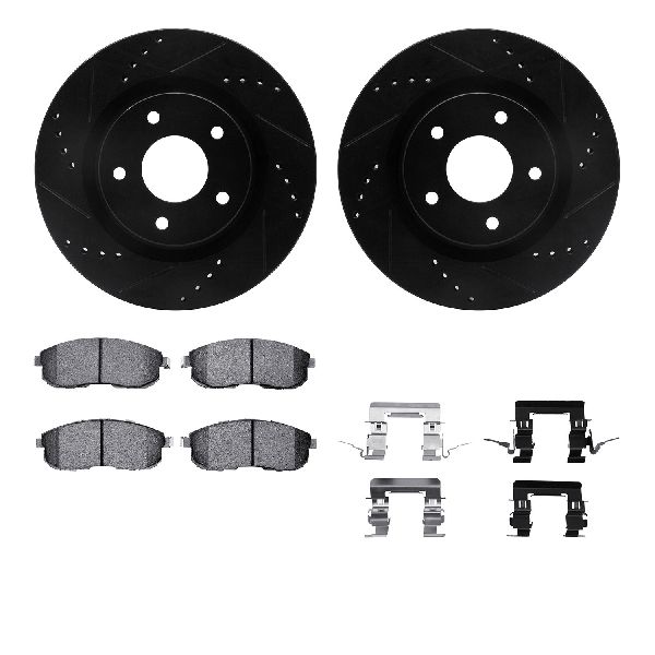 2007-2013 Nissan Altima Disc Brake Kit - Front (Dynamic Friction)