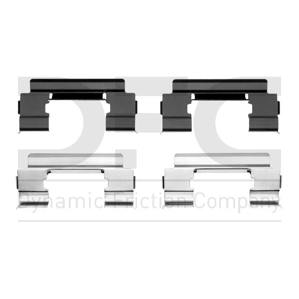 2004-2009 Cadillac XLR Disc Brake Hardware Kit - Front (Dynamic Friction)