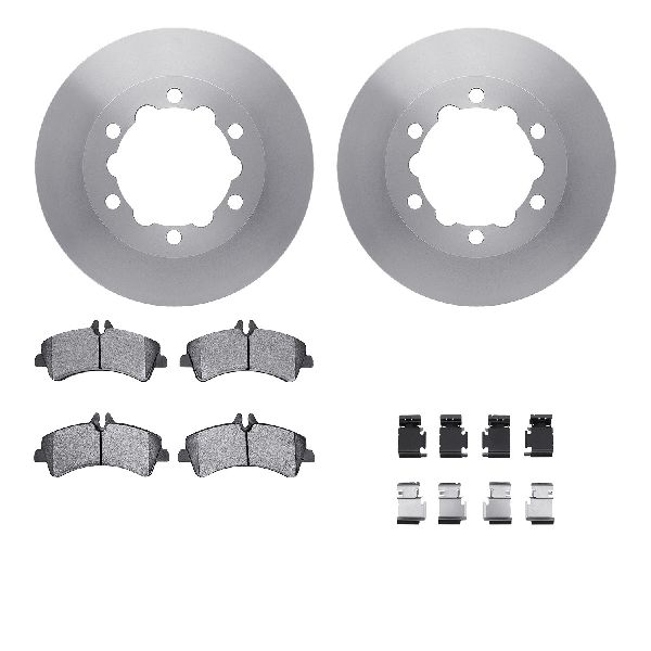 2010-2018 Mercedes-Benz Sprinter 3500 Disc Brake Kit - Rear (Dynamic Friction)