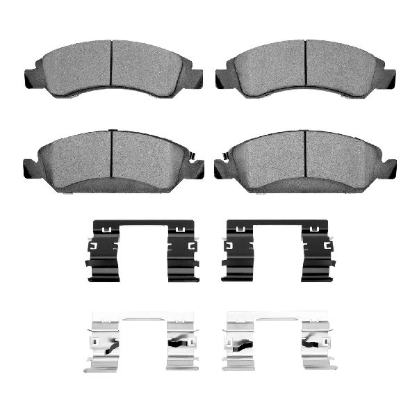 2008-2013 Chevrolet Avalanche Disc Brake Pad Set - Front (Dynamic Friction)
