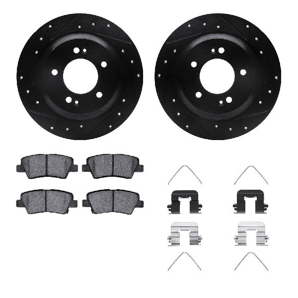 2015-2019 Hyundai Sonata Disc Brake Kit - Rear (Dynamic Friction)