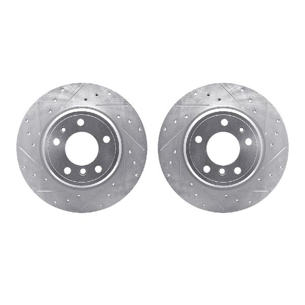 1995-2001 BMW 740i Disc Brake Rotor Set - Rear (Dynamic Friction)