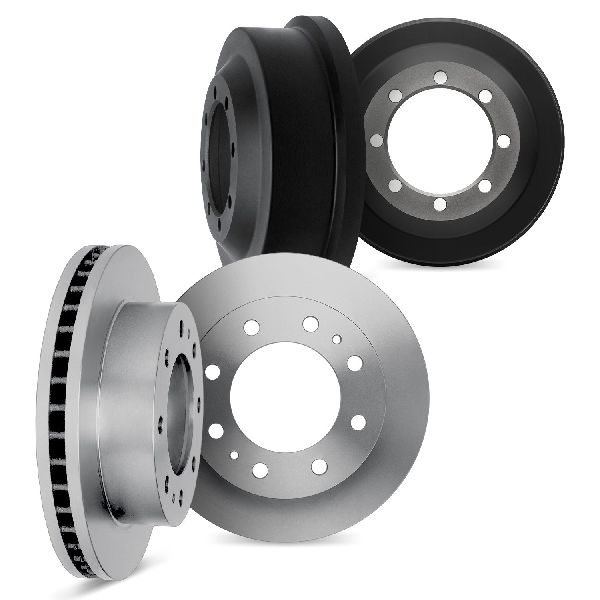 1995-1998 Ford E-350 Econoline Club Wagon Disc Brake Rotor Set - Front and Rear (Dynamic Friction)