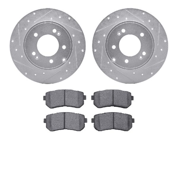 2016-2017 Hyundai Tucson Disc Brake Kit - Rear (Dynamic Friction)