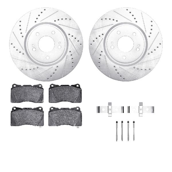 2003-2006 Mitsubishi Lancer Disc Brake Kit - Front (Dynamic Friction)