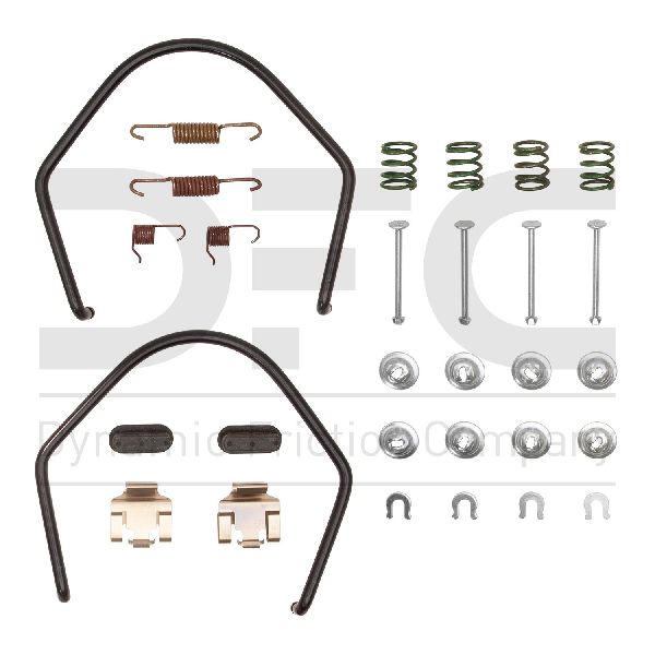 1983-1990 Toyota Tercel Drum Brake Hardware Kit - Rear (Dynamic Friction)