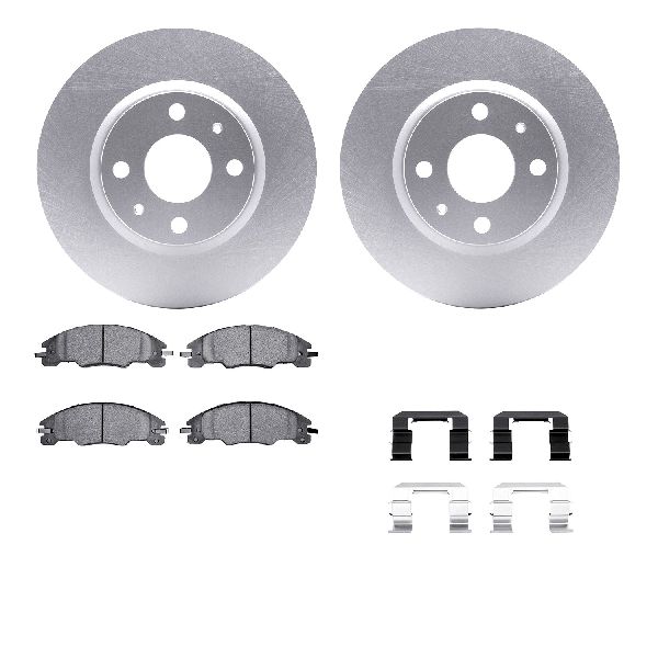 2008-2011 Ford Focus Disc Brake Kit - Front (Dynamic Friction)