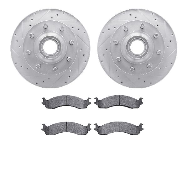 1999-2007 Ford E-350 Super Duty Disc Brake Kit - Front (Dynamic Friction)