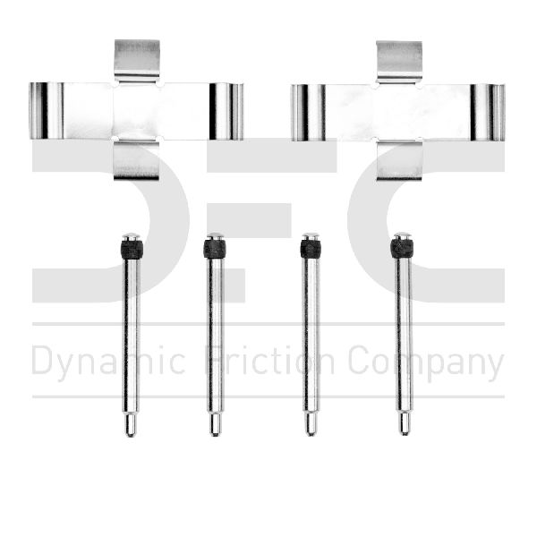 1970-1972 Volkswagen Transporter Disc Brake Hardware Kit - Front (Dynamic Friction)