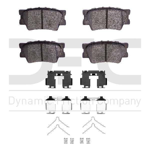 2010-2012 Lexus HS250h Disc Brake Pad Set - Rear (Dynamic Friction)