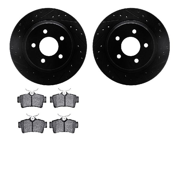 1994-2004 Ford Mustang Disc Brake Kit - Rear (Dynamic Friction)