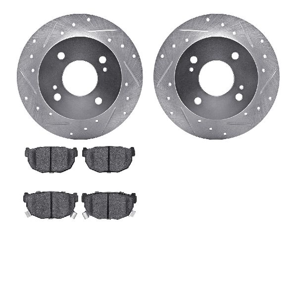 1989-1998 Nissan 240SX Disc Brake Kit - Rear (Dynamic Friction)