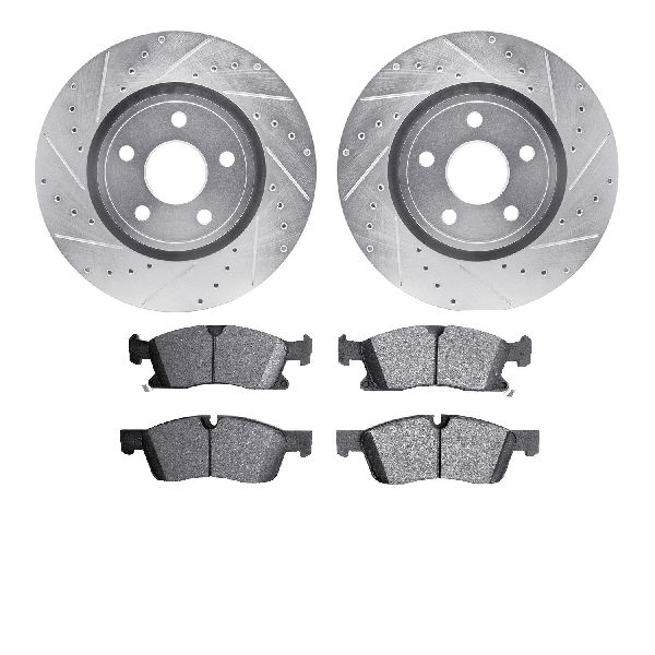 2011-2020 Dodge Durango Disc Brake Kit - Front (Dynamic Friction)