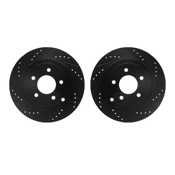 2007-2010 Lincoln MKX Disc Brake Rotor Set - Rear (Dynamic Friction)