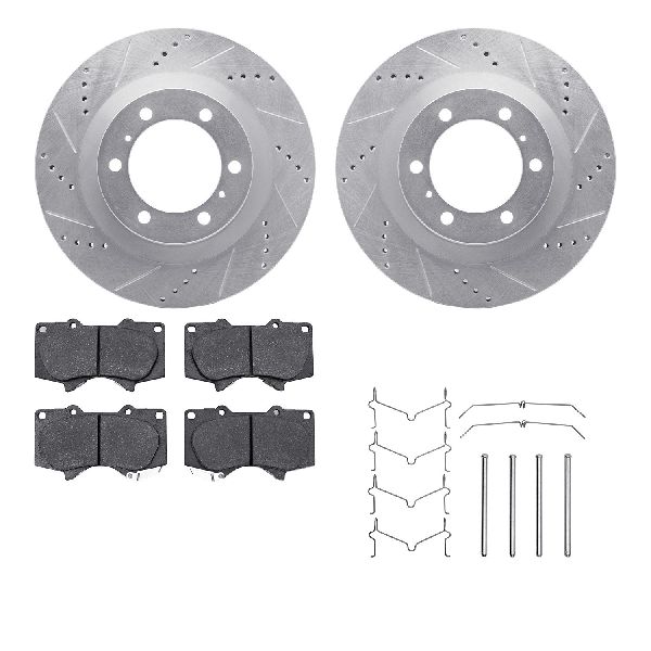 2010-2024 Toyota 4Runner Disc Brake Kit - Front (Dynamic Friction)