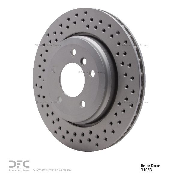 2001-2005 BMW 330xi Disc Brake Rotor - Rear (Dynamic Friction)