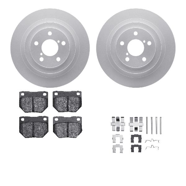 2006-2007 Subaru Impreza Disc Brake Kit - Rear (Dynamic Friction)