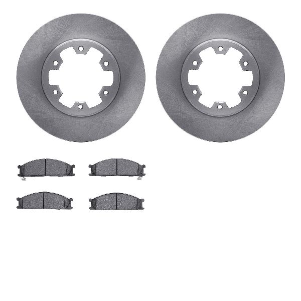 1986-1994 Nissan D21 Disc Brake Kit - Front (Dynamic Friction)