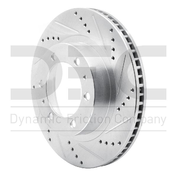 2007-2014 Toyota FJ Cruiser Disc Brake Rotor - Front Right (Dynamic Friction)