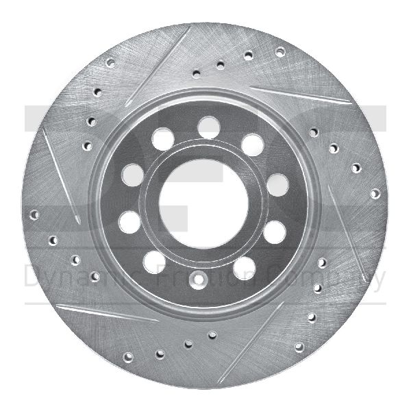 2011-2015 Volkswagen Jetta Disc Brake Rotor - Front Left (Dynamic Friction)