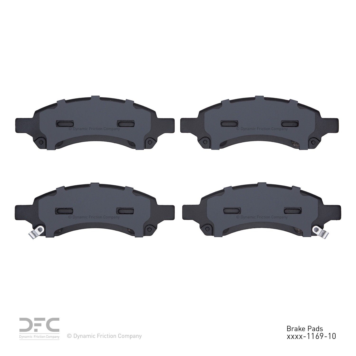 2017, 2016, 2015, 2014, 2013, 2012, 2011, 2010, 2009 Chevrolet Traverse Disc Brake Pad Set