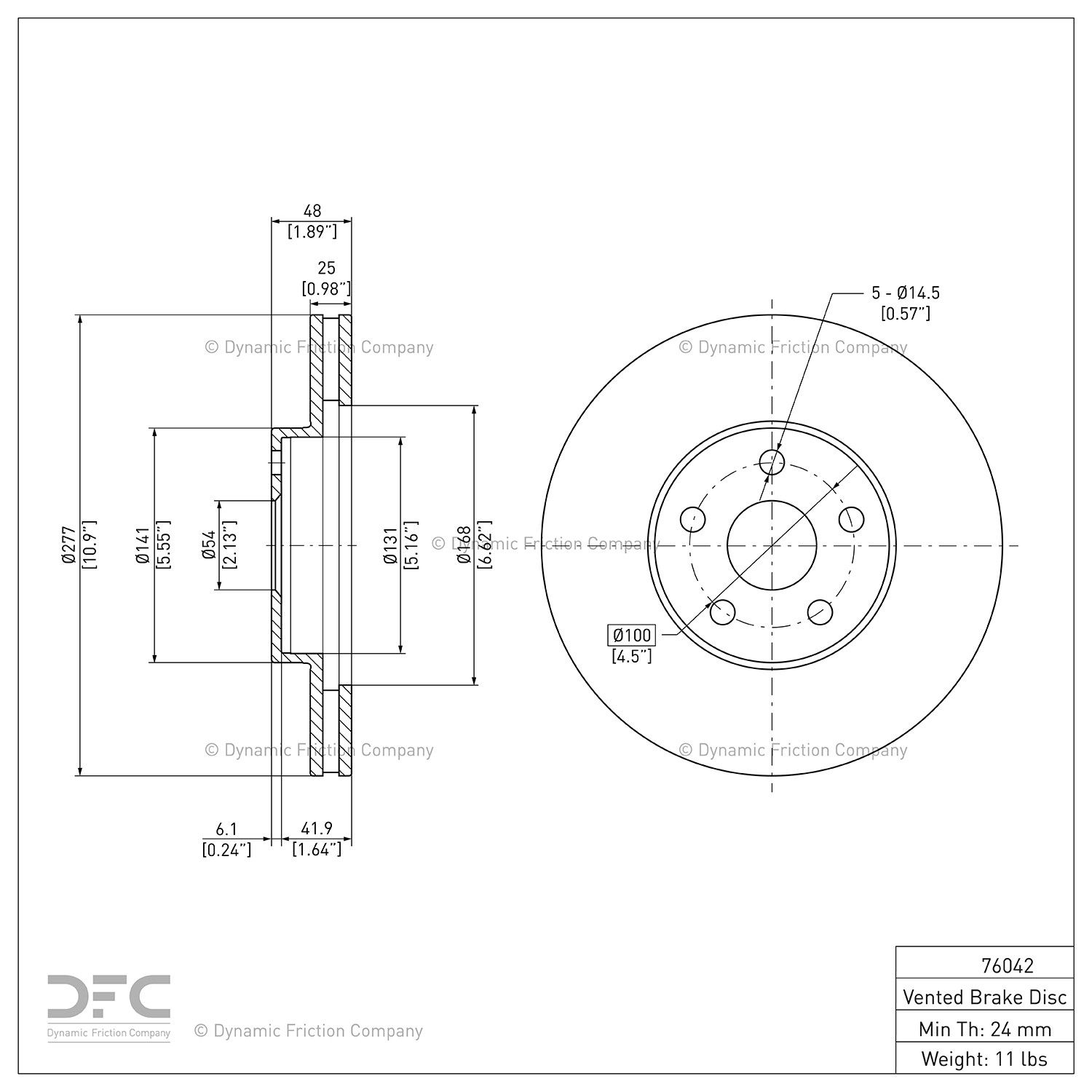1991, 1990 Lexus ES250 Disc Brake Rotor
