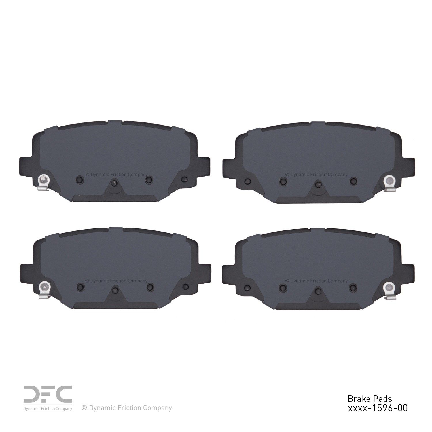 2020, 2019, 2018, 2017, 2016, 2015, 2014, 2013, 2012 Dodge Grand Caravan & Country Disc Brake Pad Set