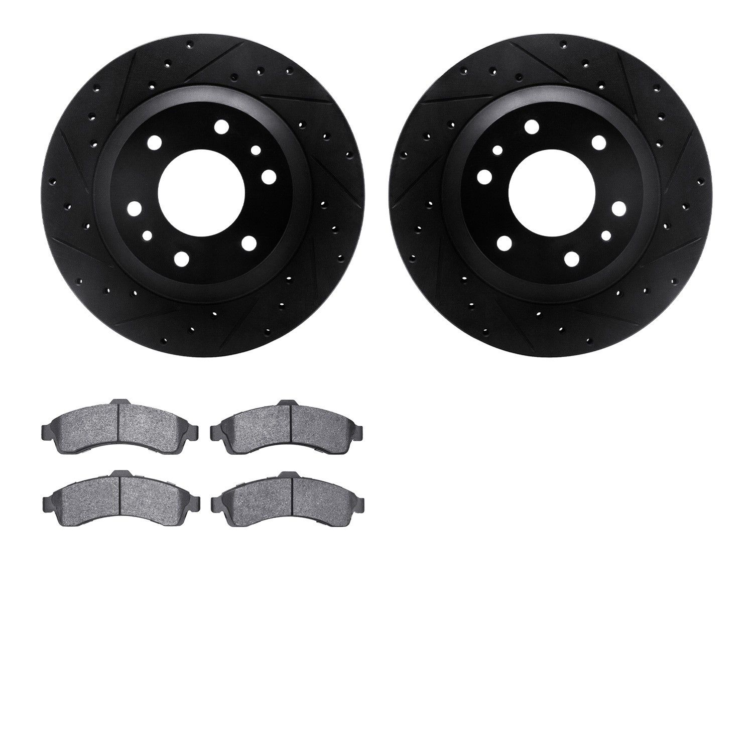 2002-2005 Buick Rainier Disc Brake Kit Dynamic Friction