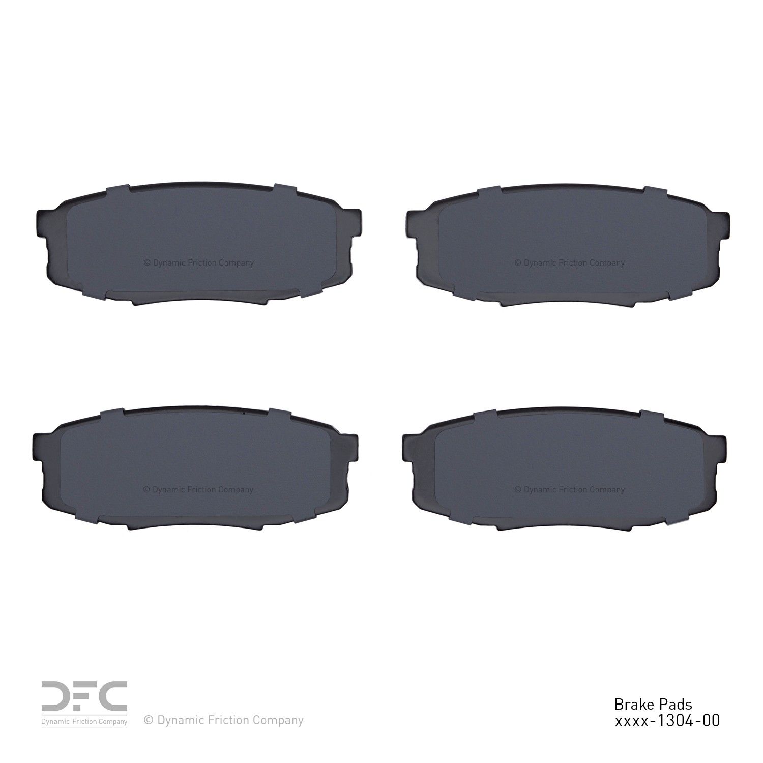 2021, 2020, 2019, 2018, 2017, 2016, 2015, 2014, 2013, 2012, 2011, 2010, 2009, 2008 Lexus LX570 Disc Brake Pad Set