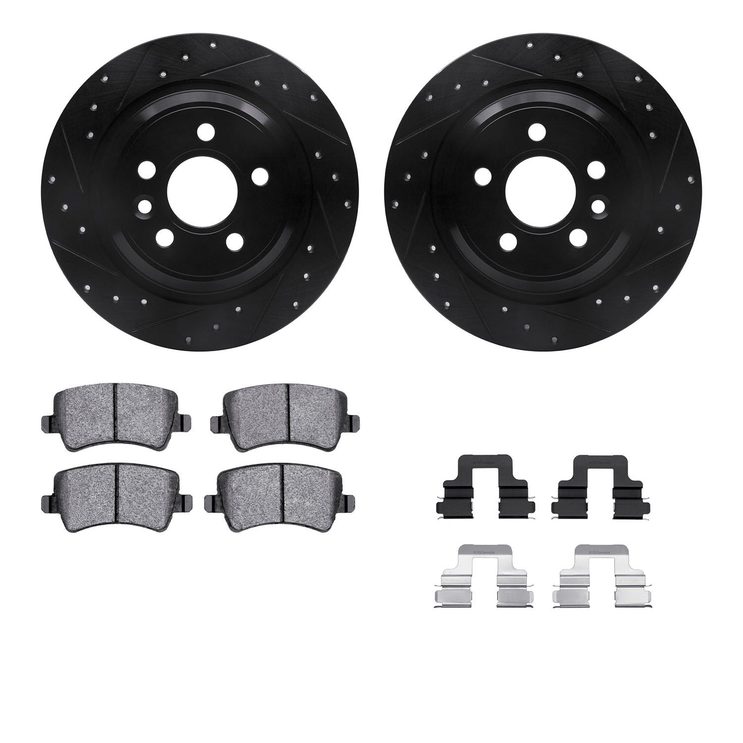2016, 2015, 2014, 2013, 2012, 2011, 2010, 2009, 2008 Volvo S80 Disc Brake Kit