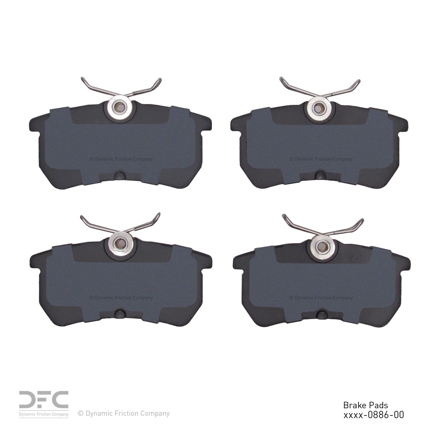 2007, 2006, 2005, 2004, 2003, 2002, 2001 Ford Focus Disc Brake Pad Set