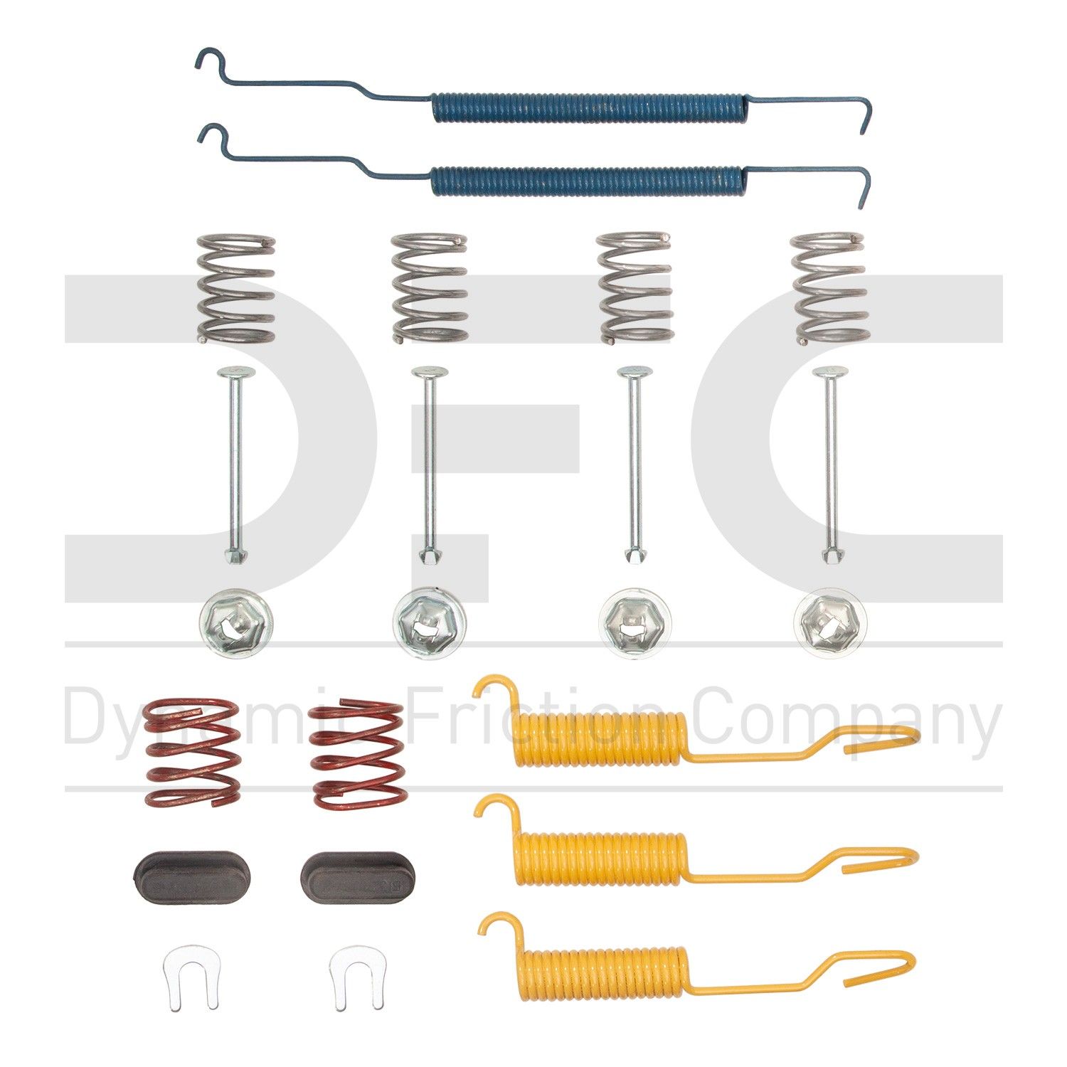 2001, 2000, 1999, 1998, 1997, 1996, 1995, 1994, 1993, 1992, 1991 Jeep Cherokee Drum Brake Hardware Kit