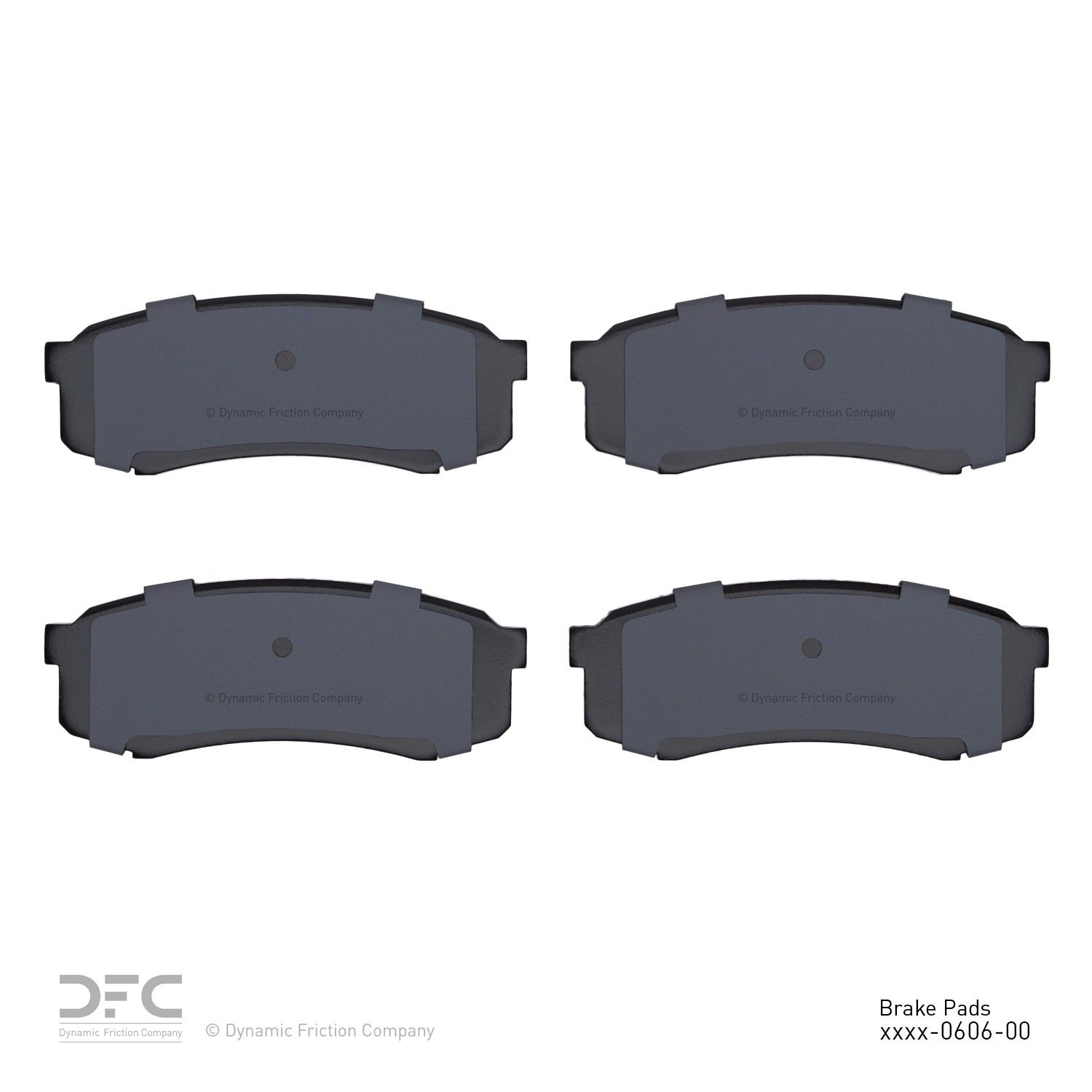 2007, 2006, 2005, 2004, 2003, 2002, 2001 Toyota Sequoia Disc Brake Pad Set