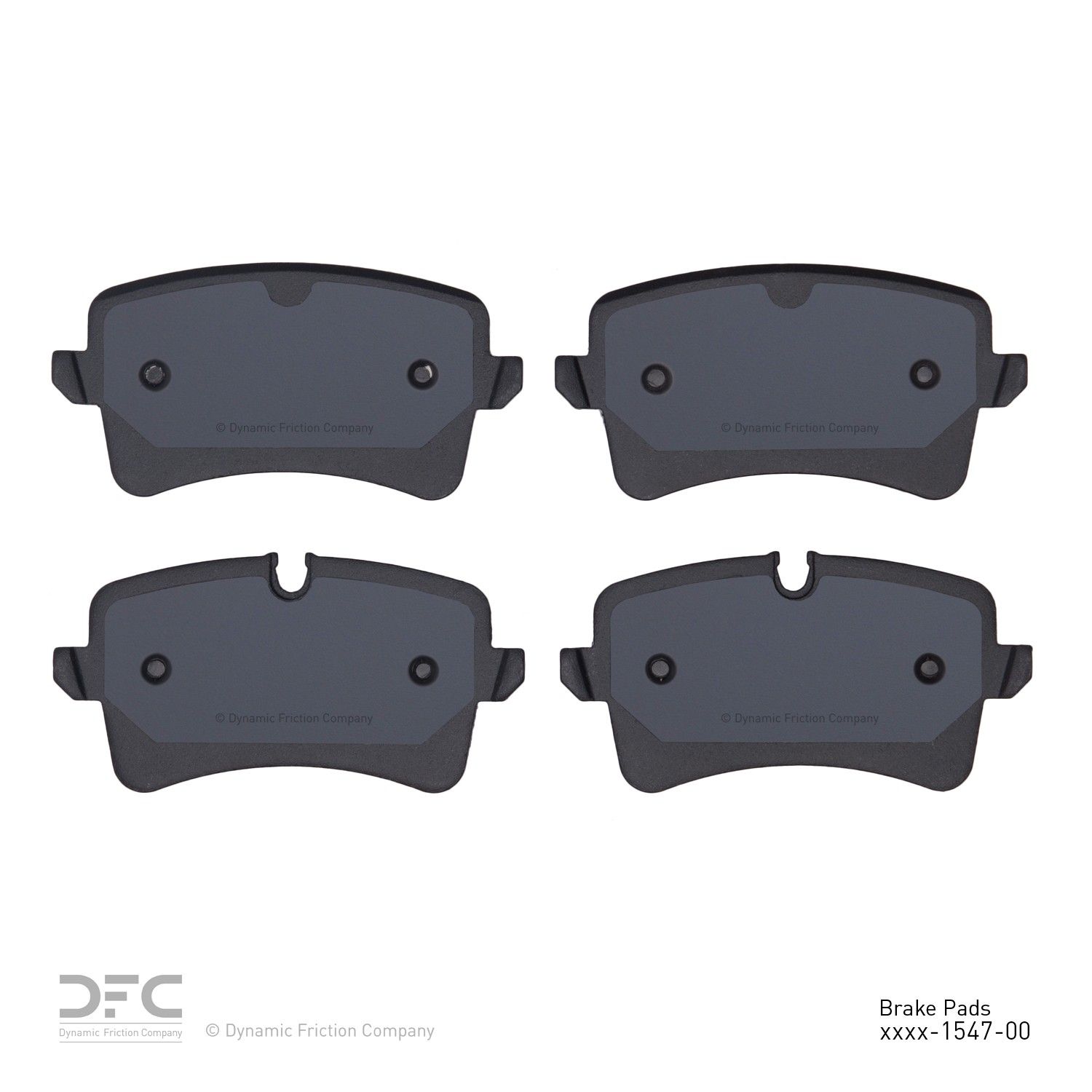 2018, 2017, 2016 Audi A6 Disc Brake Pad Set